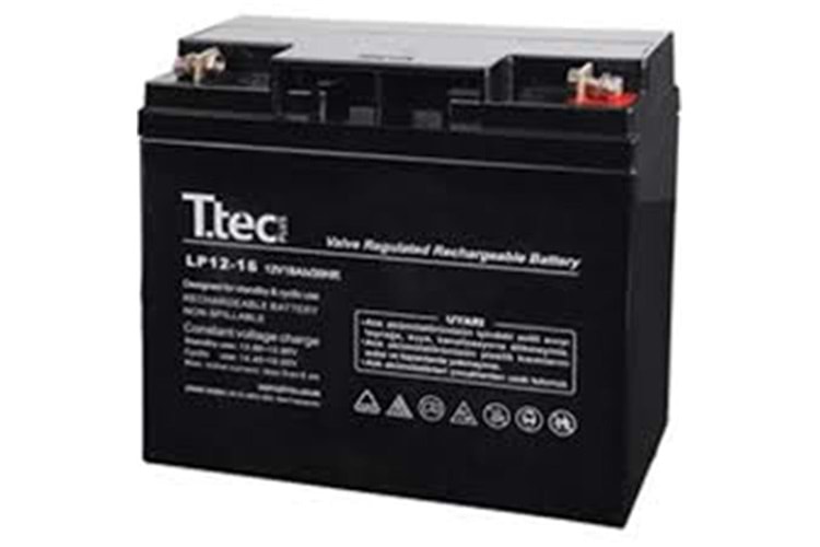 Ttec 12V 18A Base Bakımsız Kuru Akü Elektrikli Bisiklet