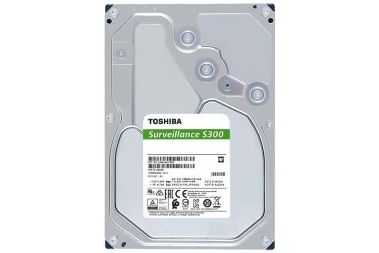 Toshiba 6TB HDWT860UZSVA 3.5 S300 5400RPM 256MB SATA3 Güvenlik 7-24 Harddisk