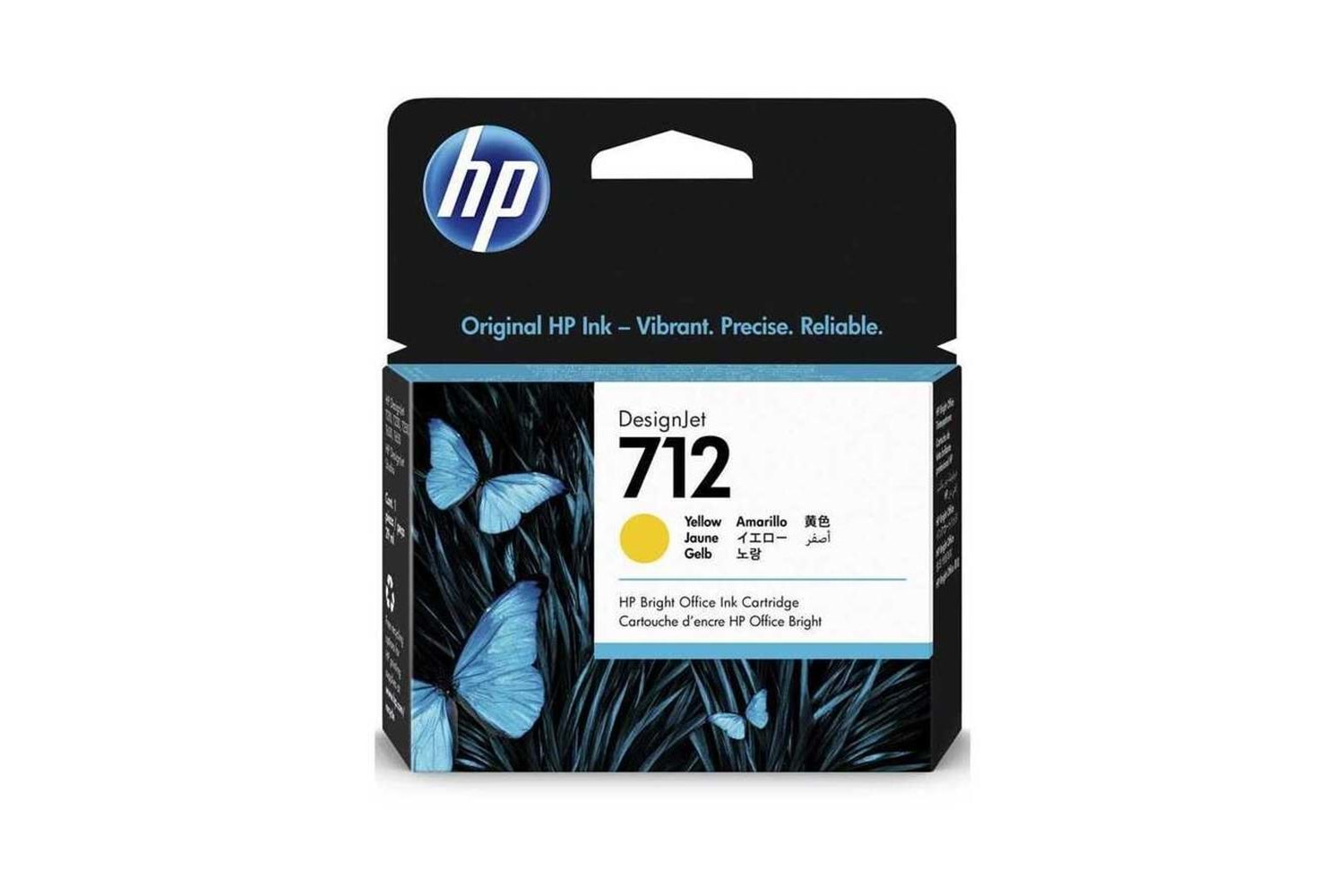 HP 712 Yellow Sarı 29ML Plotter Kartuşu 3ED69A