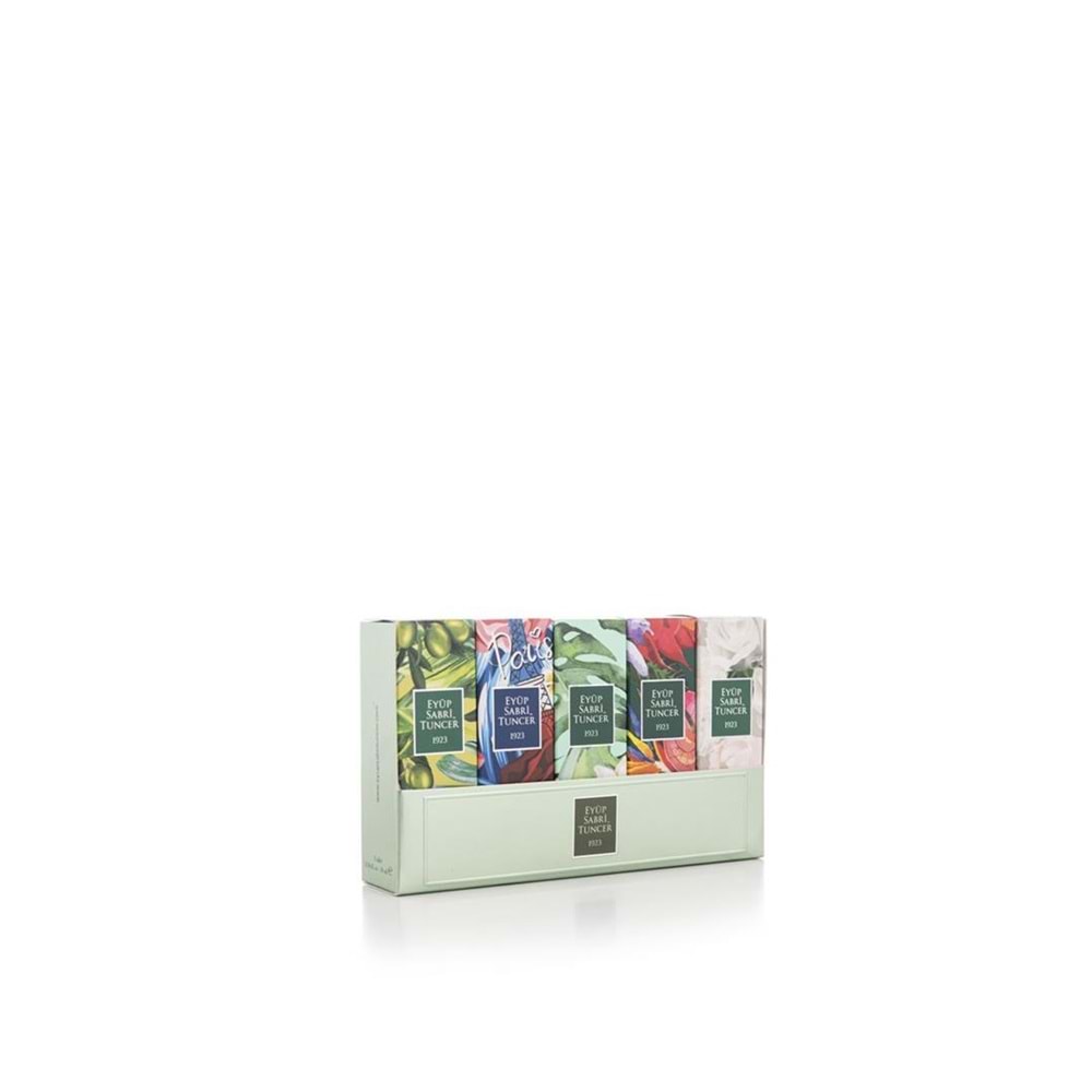 Eyüp Sabri Tuncer Set-3 16ml 5Li Cam Şişe Sprey Kolonya (Ç.Limonu-Amber-B. Mandalina-Okyanus-Tütün)