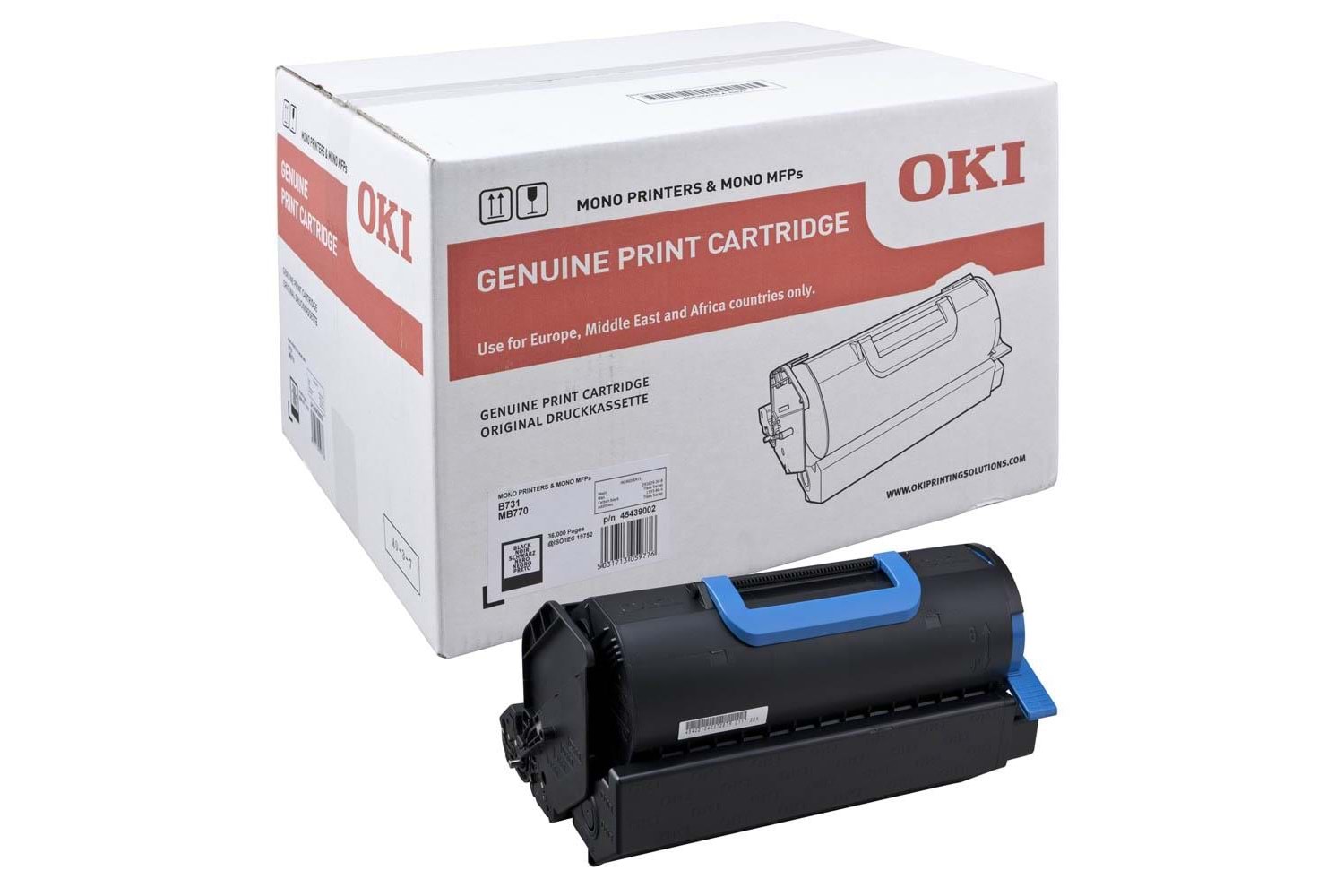 Oki ES7131 ES7170 36K Siyah Toner 45460502
