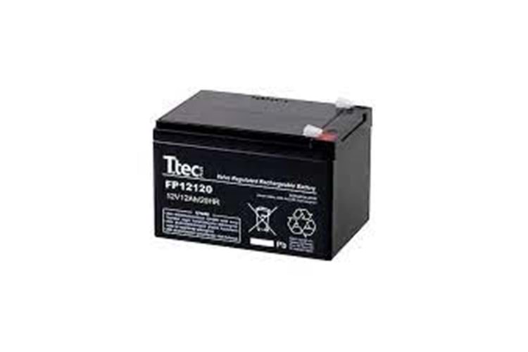 Ttec 12V 12AH Bakımsız Kuru Akü
