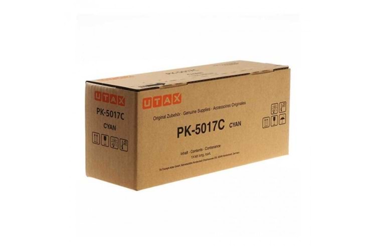 UTAX PK-5017C Cyan Mavi Orjinal Fotokopi Toneri C3062-3066 6.000 Sayfa