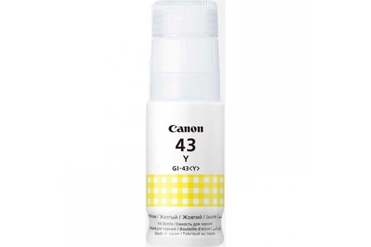 Canon GI-43Y Yellow Sarı Şişe Mürekkep G540-G640