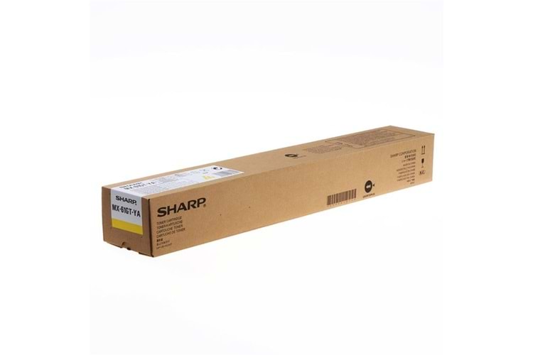 SHARP MX-61GTYA Yellow Sarı Orjinal Fotokopi Toneri MX-2630-2651-3050-3550-3070 24.000 Sayfa