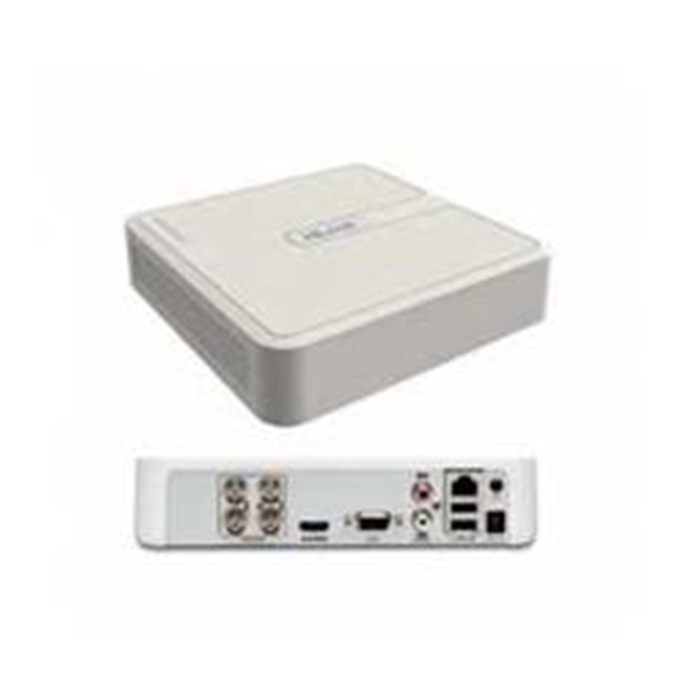 Hilook DVR-104G-M1 4 Kanal 1 HDD DVR Kayıt Cihazı (Ses girişi: 1xRCA ve 4xCOAX)