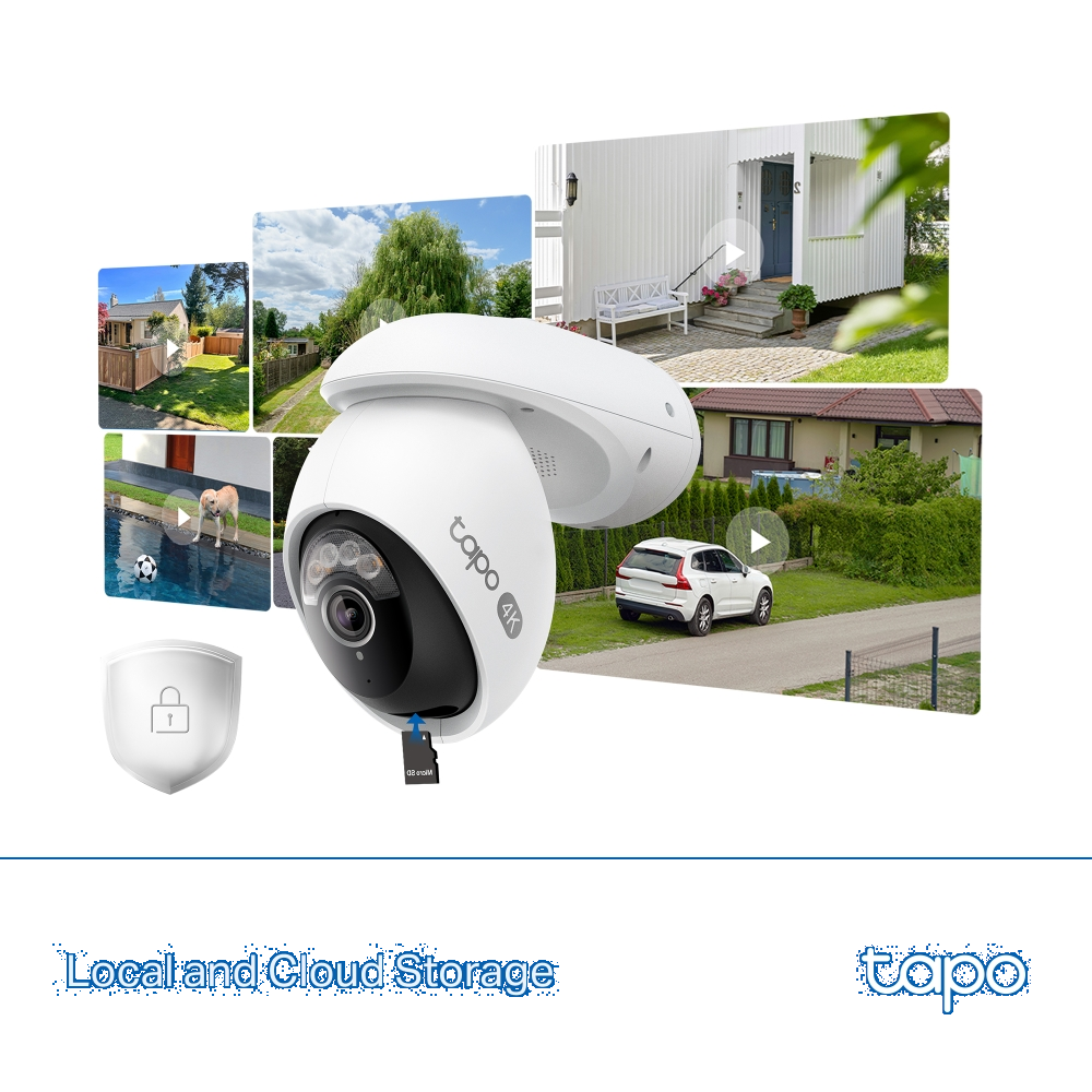 TP-LINK 8MP PTZ OutDoor Kablosuz Pan-Tilt IP Kamera Tapo Tapo C560WS
