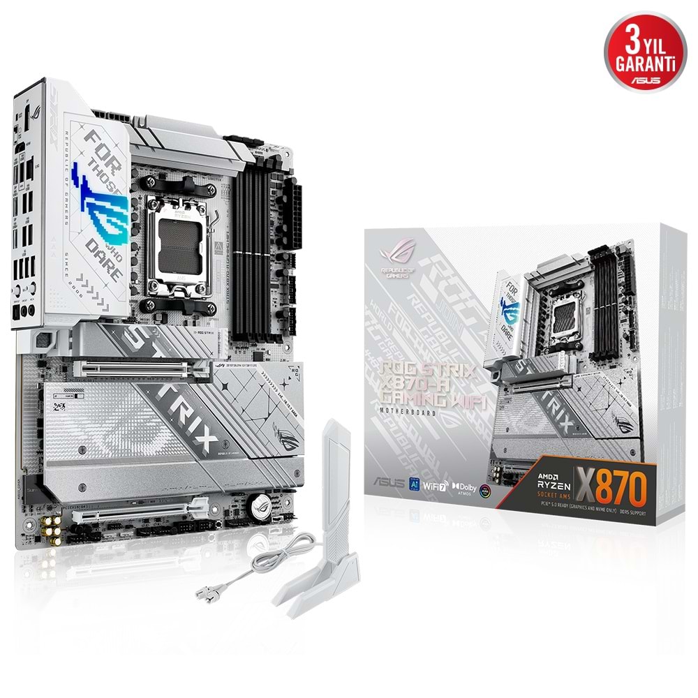 ASUS ROG STRIX X870-A GAMING WIFI-7 DDR5 HDMI DP PCIE 5.0 AM5 ATX 
