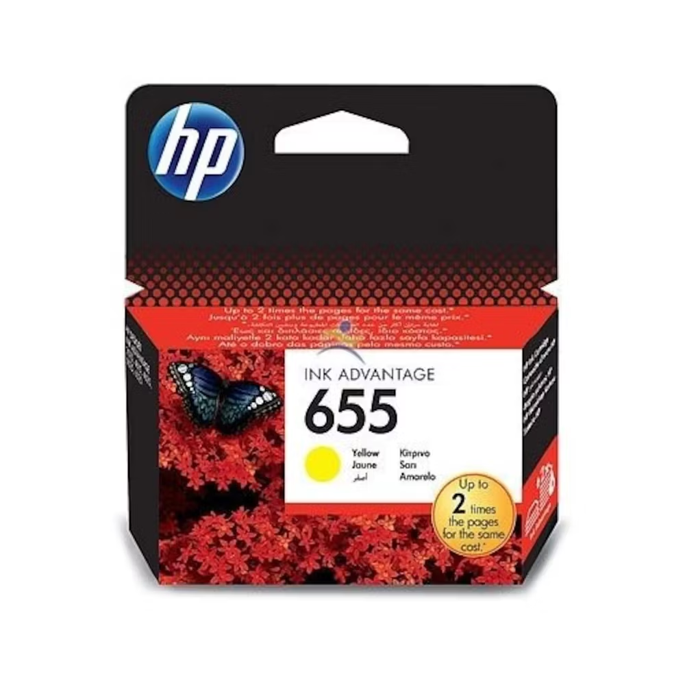 HP CZ112A No 655 Sarı Kartuş - Yellow - Orijinal