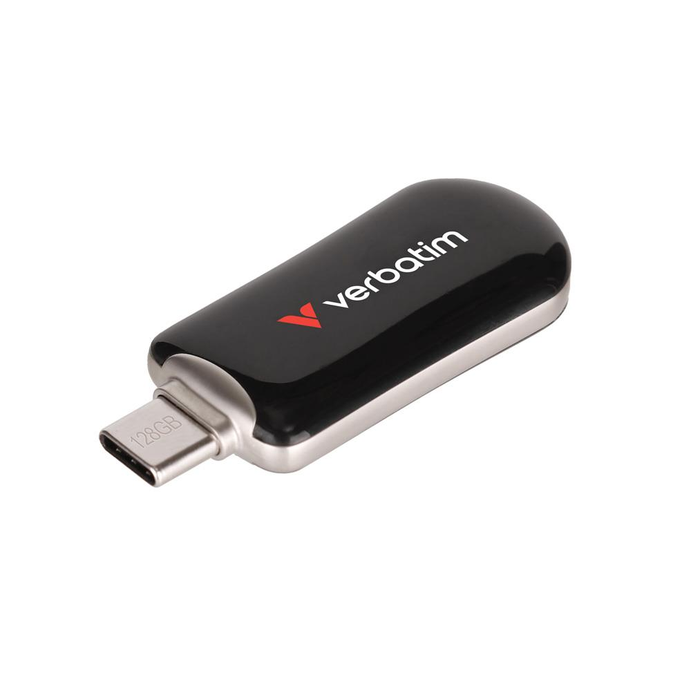 VERBATIM 64GB Plectra 30224 TYPEC USB 3.2 Bellek Siyah 100MB/s