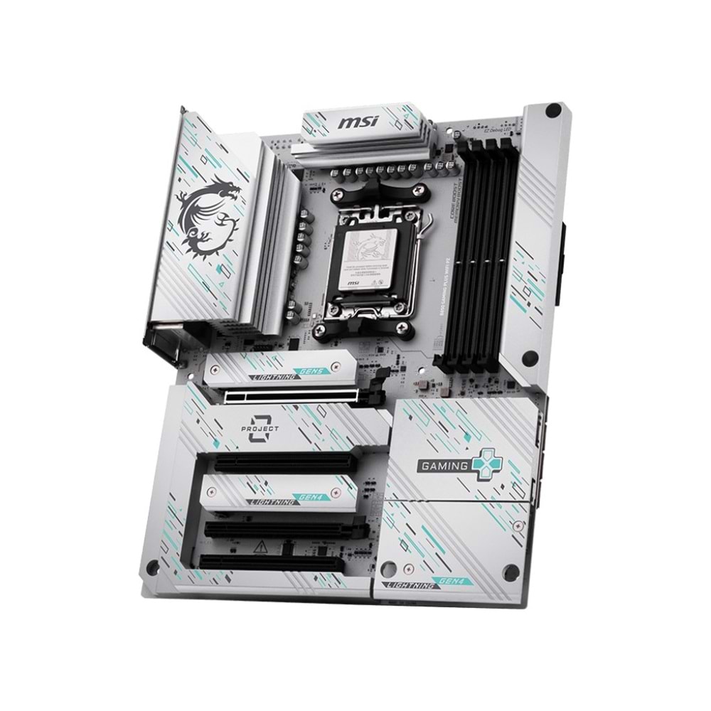 MSI B850 GAMING PLUS WIFI7 PZ DDR5 HDMI-DP TYPEC PCIE 5.0 AM5 ATX