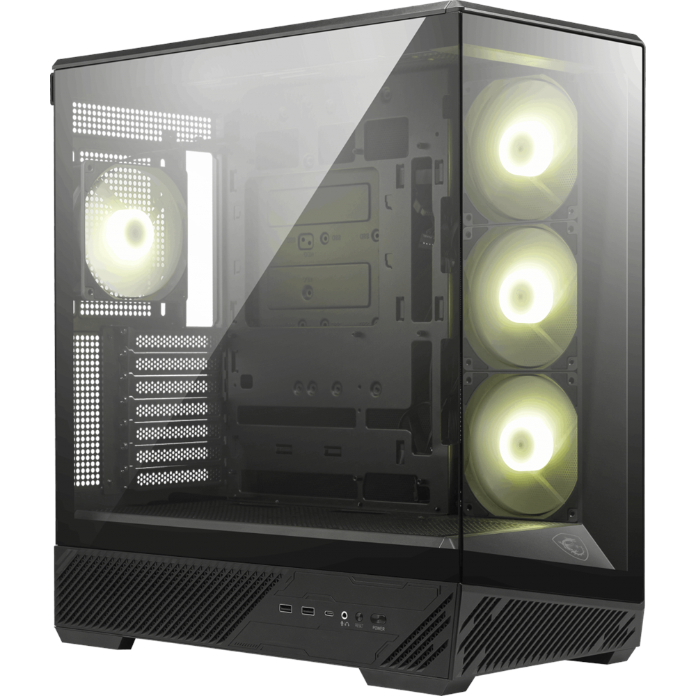 MSI MAG PANO 130R PZ PANORAMIK GAMING MID-TOWER PC KASASI SİYAH