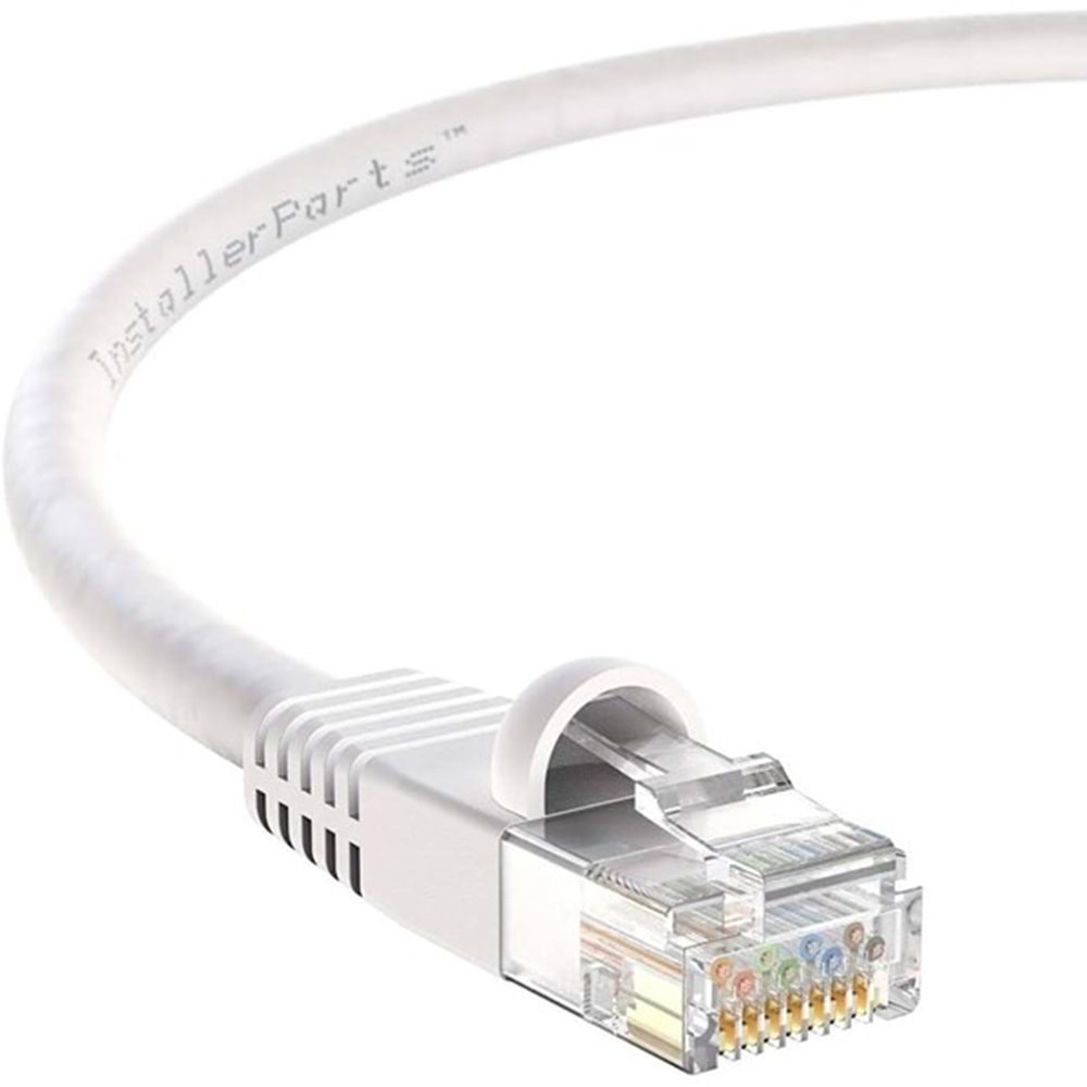 ODS 3metre CAT6 Utp LSZH Saf Bakır Beyaz Patch Kablo (5 li paket)