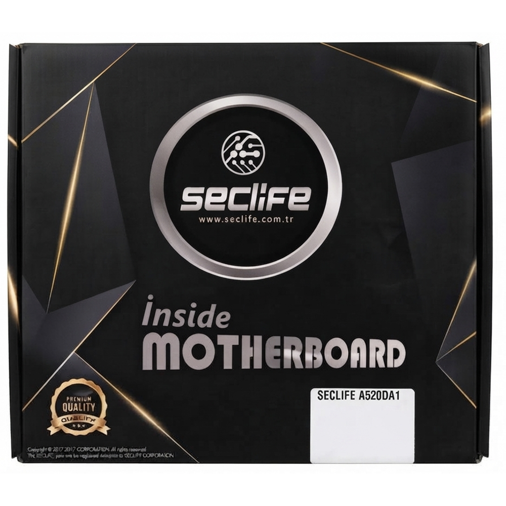 SecLife A520DA1 DDR4 HDMI PCIe 16X v2.0 AM4 mATX
