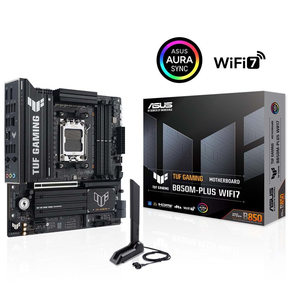 ASUS TUF GAMING B850M-PLUS WIFI7 DDR5 HDMI DP-TYPEC PCIE 5.0 AM5 mATX