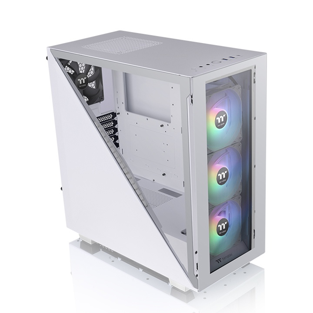 THERMALATE DIVIDER 300 TG CA-1S2-00M6WN-01 4-ARGB Fanlı Gaming Mid-Tower PC Kasası Beyaz